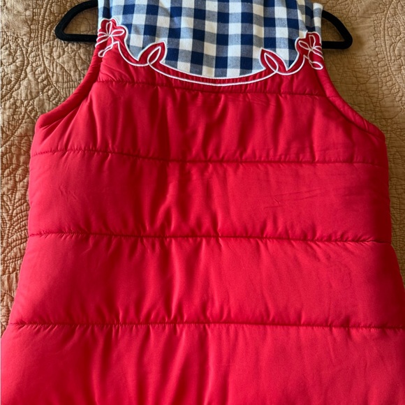 Cruel Girl Red and Blue Checkered Vest - Picture 2 of 3